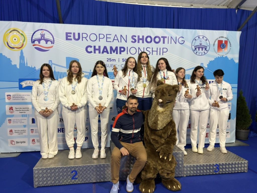 В Хорватии завершился юниорский чемпионат Европы по стрельбе пулевой и наша сборная не осталась без медалей 🥈🥉
